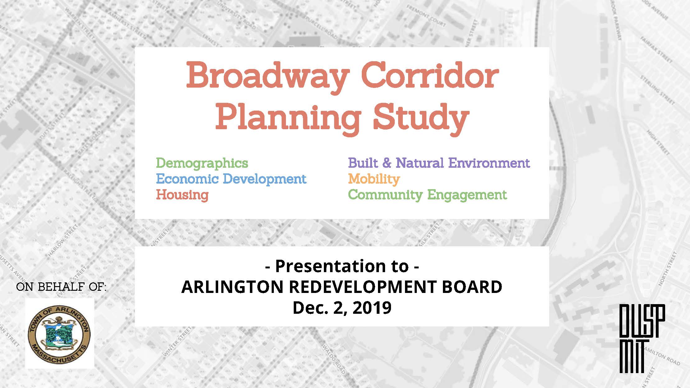 Broadway Corridor Planning Study